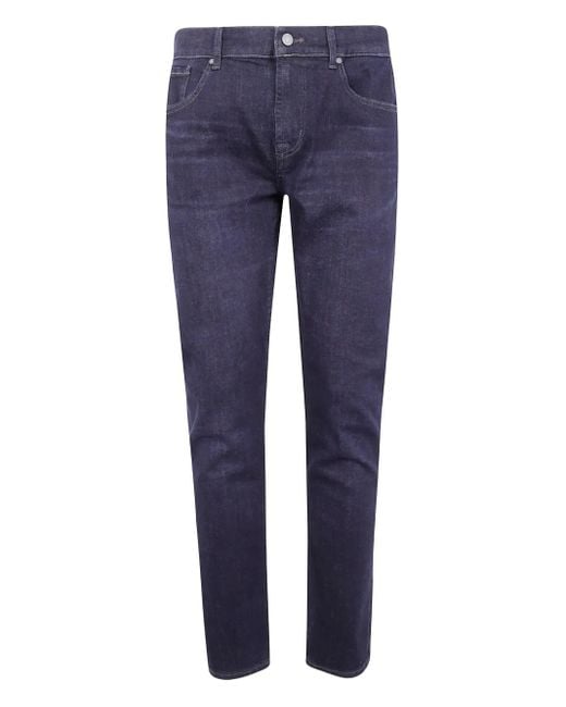 7 For All Mankind Jeans Met Toelopende Pijpen in het Blue voor heren