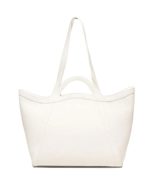 Coccinelle Amalia レザーハンドバッグ White
