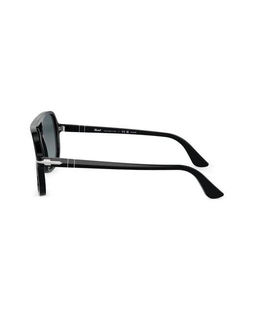Persol Blue Pilot-Frame Sunglasses for men