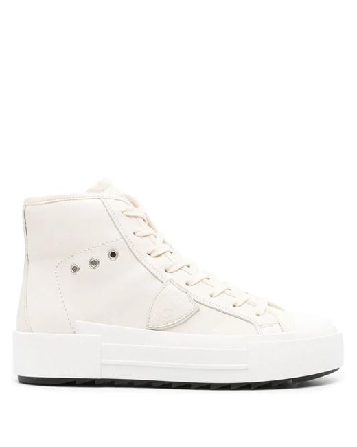 Philippe Model White New Hybrid Sneakers