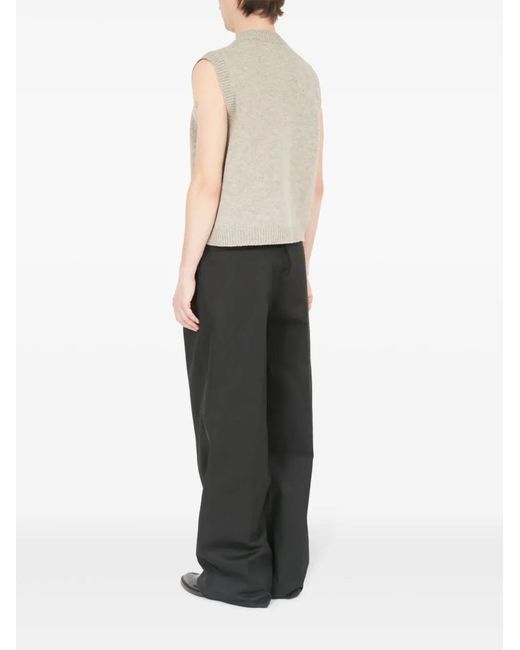 Maison Margiela White Shetland Wool Vest for men