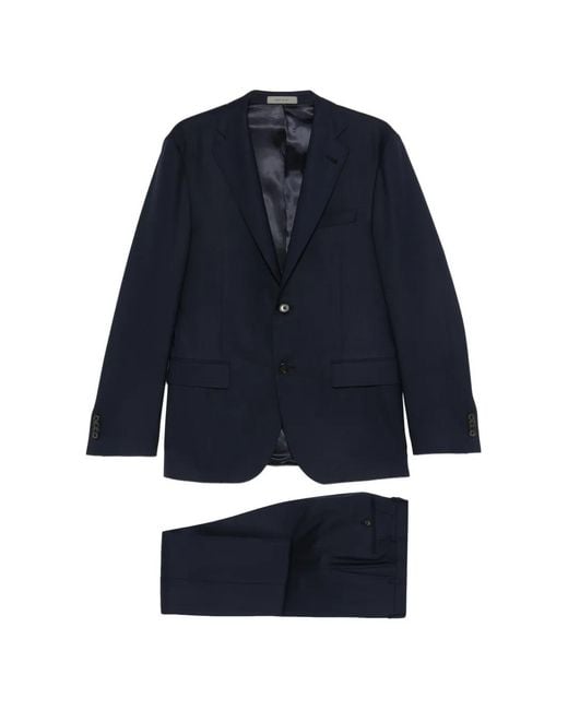 Corneliani Blue Single-Breasted Suit for men