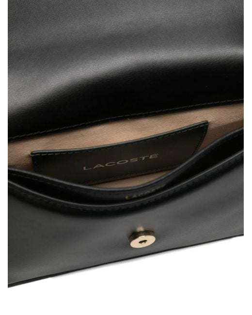 Lacoste Black Turn-Lock Strap Mini Bag