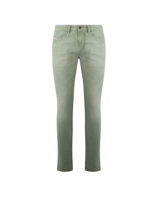 DIESEL Green Jean À Coupe Slim for men