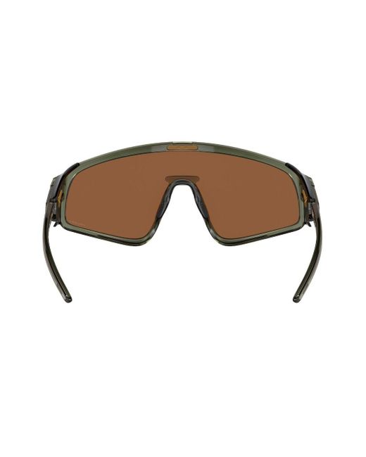 Oakley Green Latchtm Panel Shield-frame Sunglasses