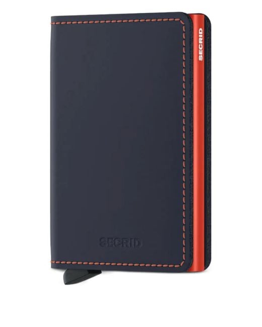 Secrid Blue Leather Wallet