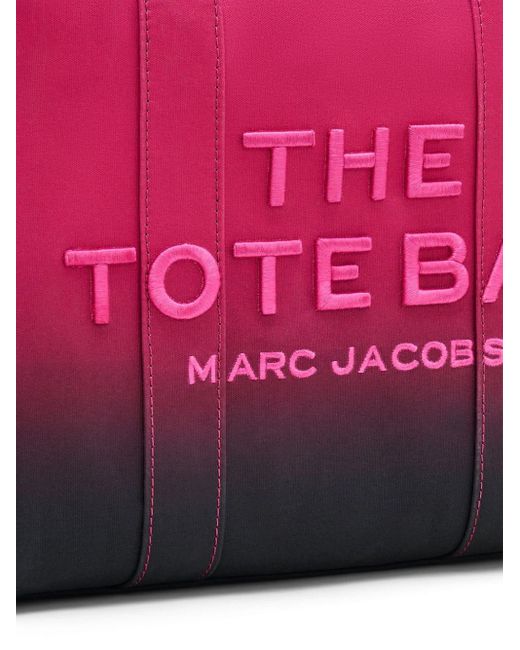 Marc Jacobs Pink The Ombre Canvas Medium Tote Bag