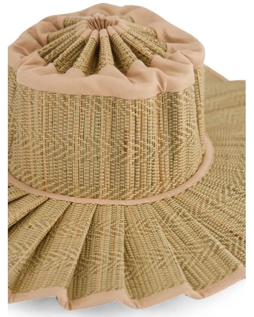 Lorna Murray Metallic Capri Geometric-Pattern Hat