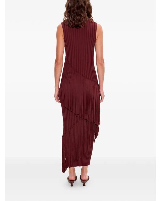 Simon Miller Purple Spiral Knit Dress