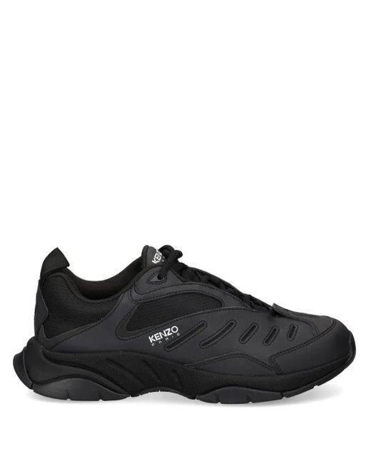 KENZO Black Logo Trainers for men