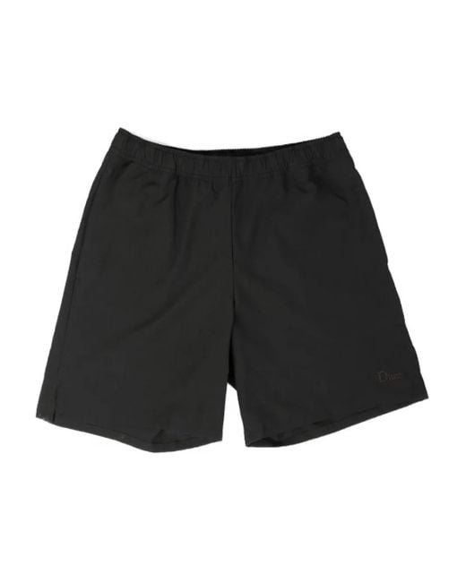 Dime Black Elasticated Shorts
