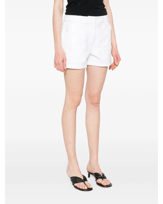 IRO White Melya Shorts