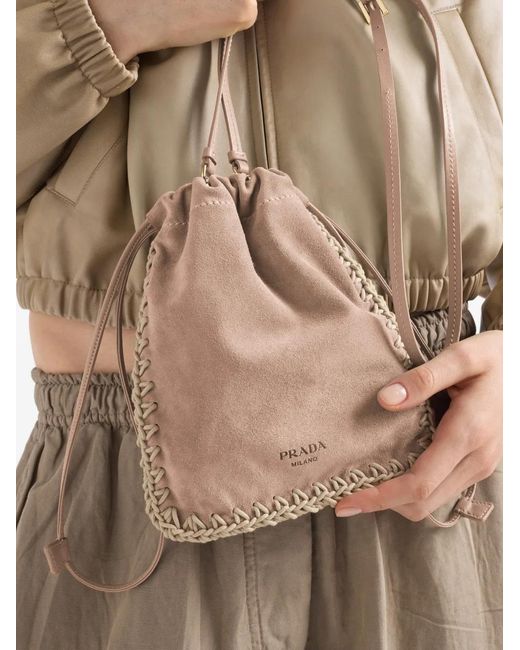 Prada Natural Suede Smartphone Case
