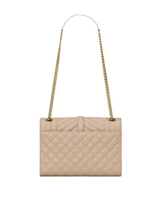 Saint Laurent Natural Envelope Medium Shoulder Bag