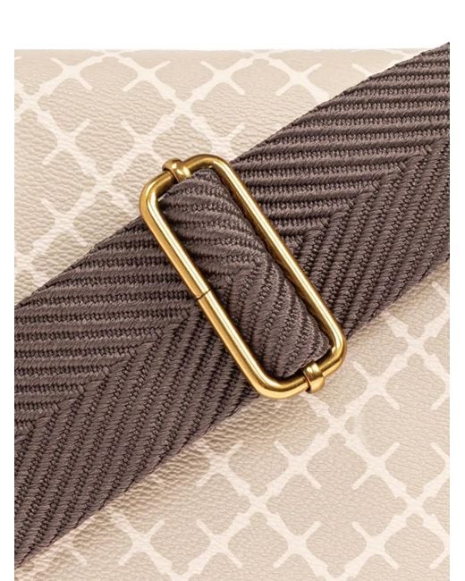 By Malene Birger Natural Loenna Monogrammed Shoulder Bag