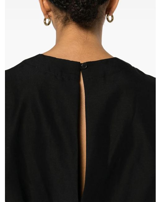 Henrik Vibskov Black Mismatch Midi Dress