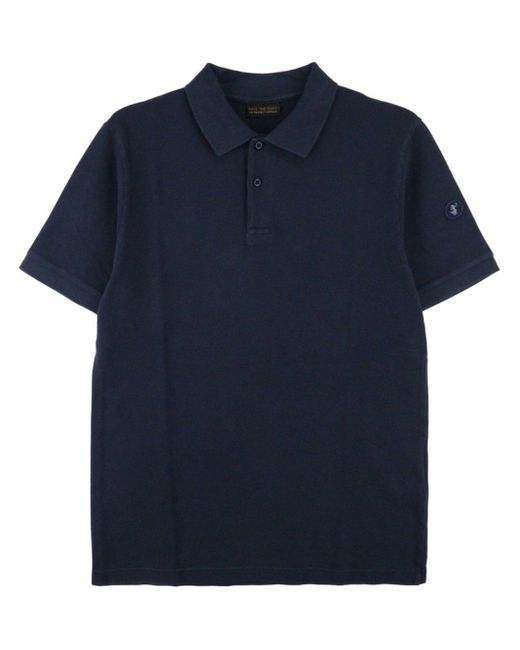 Save The Duck Blue Orio Cotton Polo Shirt for men