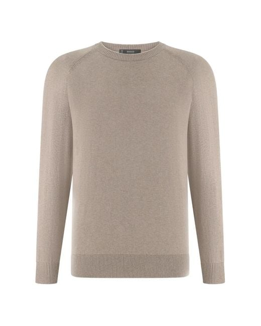 Boggi White Pull À Manches Raglan for men