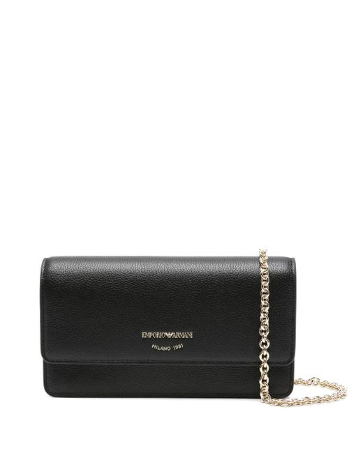 Emporio Armani Black Leather Mini Bag