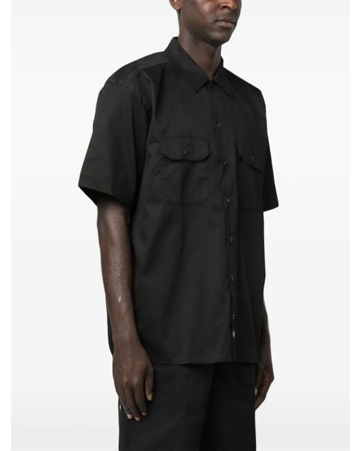 Dickies Overhemd Met Logopatch in het Black voor heren