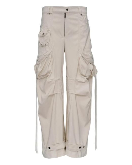 Hache Gray Corduroy Cargo Trousers