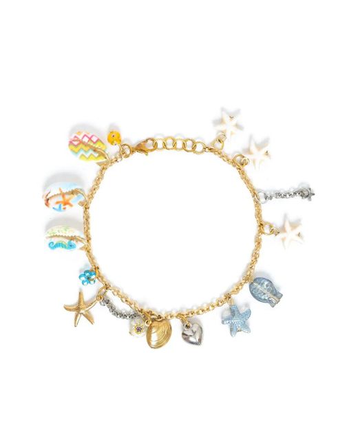 Bracciale A Catena X Jade Jade di Amir Slama in Metallic