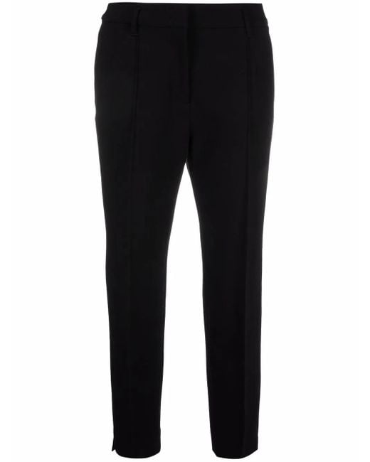 Dorothee Schumacher Black Emotional Essence Tailored Tapered-Leg Trousers