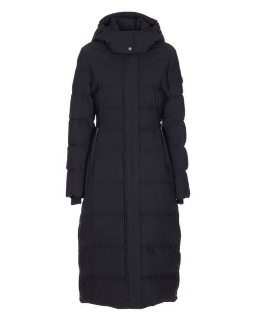 Moose Knuckles Parka Met Logopatch in het Blue