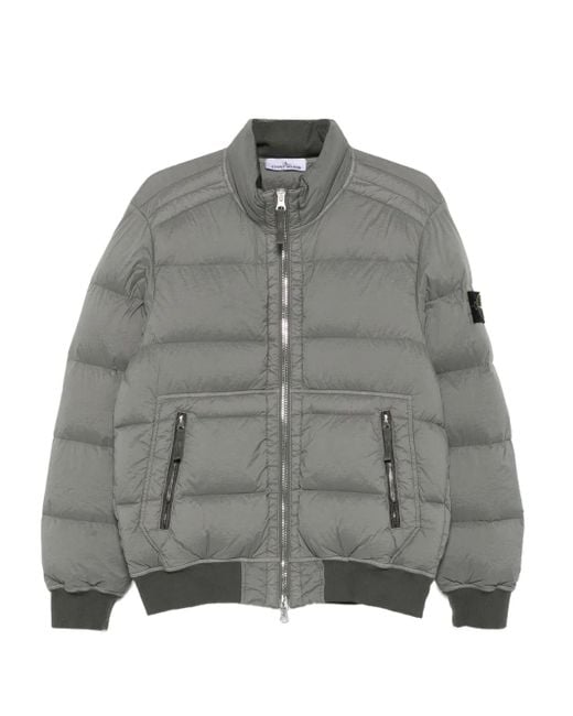 Stone Island Gray Jackets for men