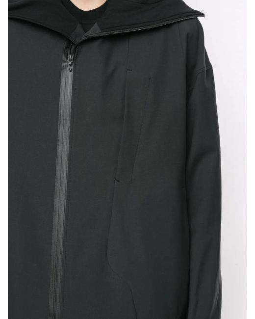Nils Black Mask High-Neck Track Jacket for men