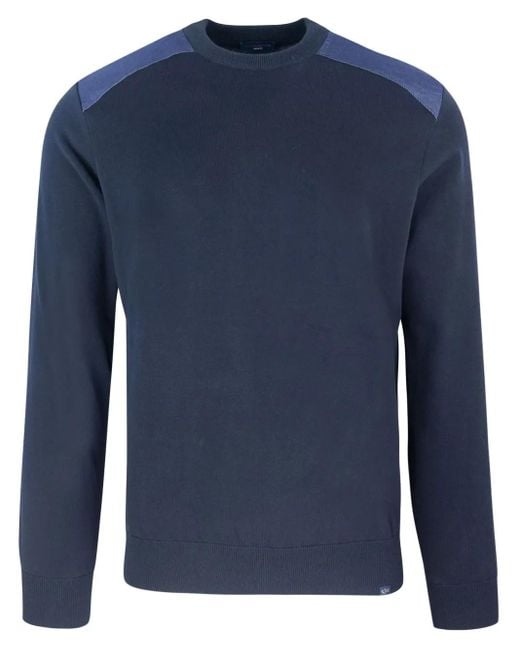 Paul & Shark Blue Cotton Sweatshirt for men
