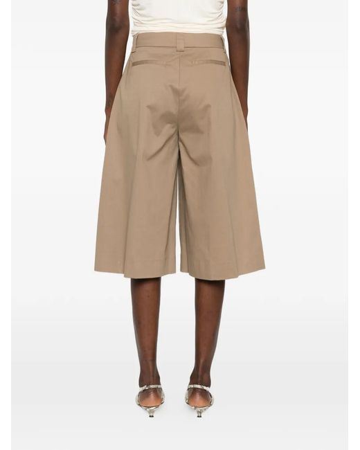 Thelatest Natural Dakota Wide-Leg Shorts