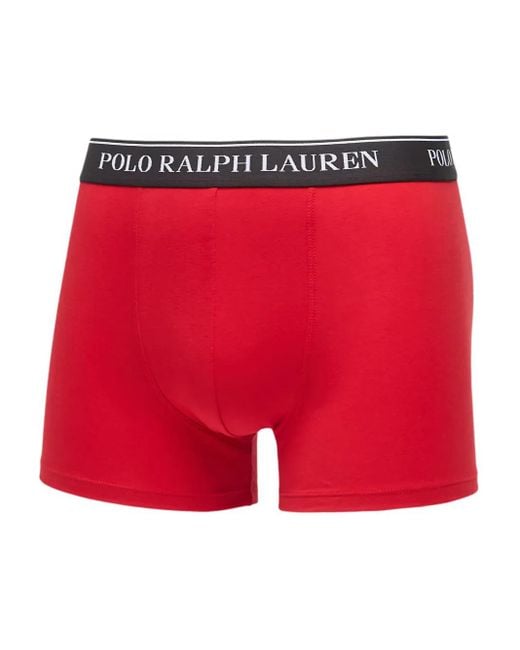 Polo Ralph Lauren Blue Logo-Waistband Boxers (Pack Of Five) for men
