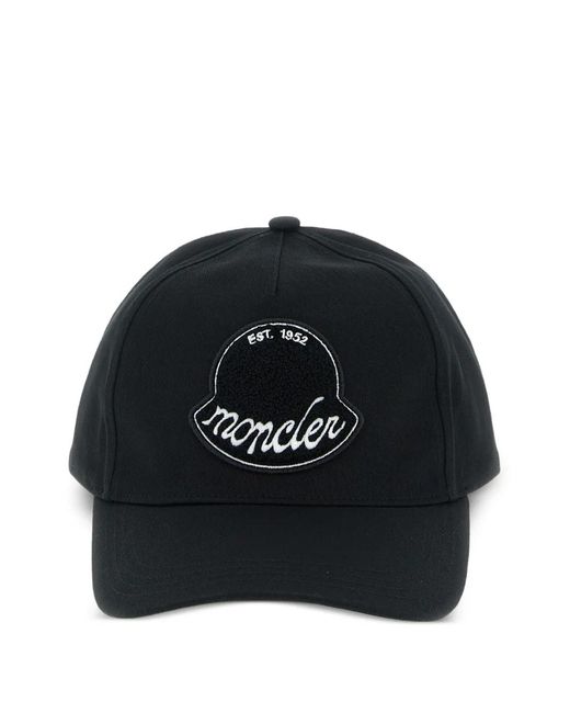 Moncler Baseball Cap in het Black voor heren