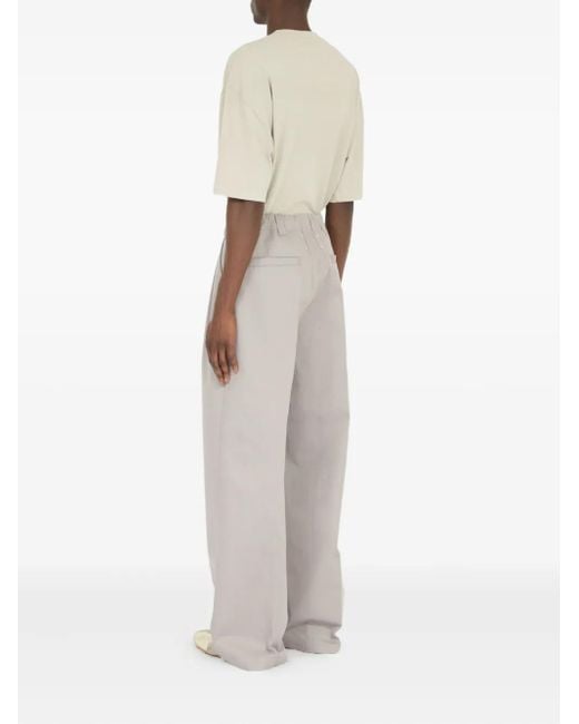 Maison Margiela White Cotton Trousers for men