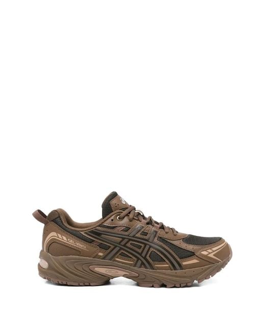 Asics Brown Gel-Ventx Logo-Detail Sneakers