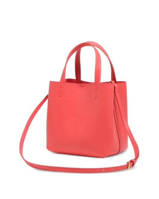 Bimba Y Lola Red Top Handle Tote Bag