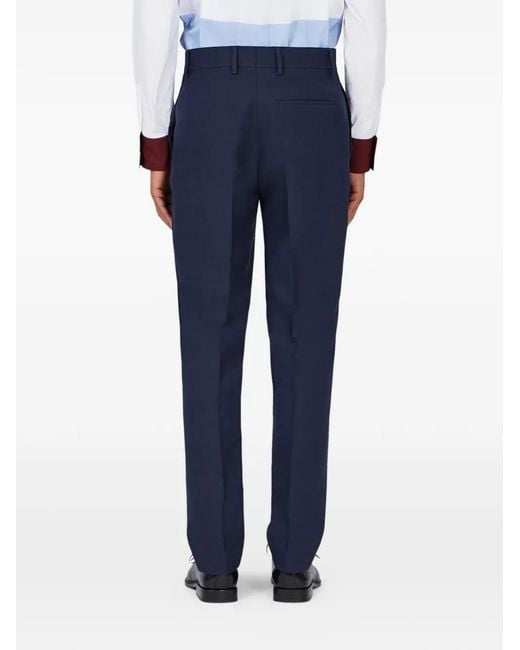 Ferragamo Blue Tailored Trouser for men