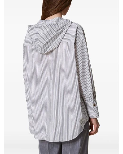 Twinset ストライプ シャツ Gray