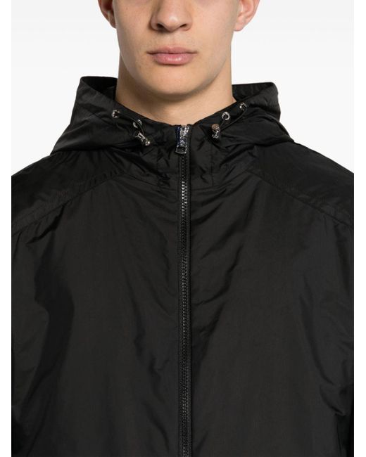 Veste zippée à capuche Moncler pour homme en coloris Black