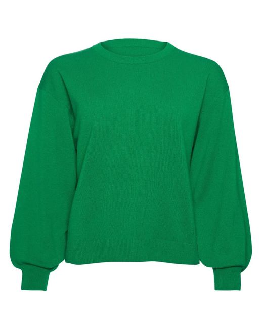 Eres Green Long-Sleeve Knitted Jumper