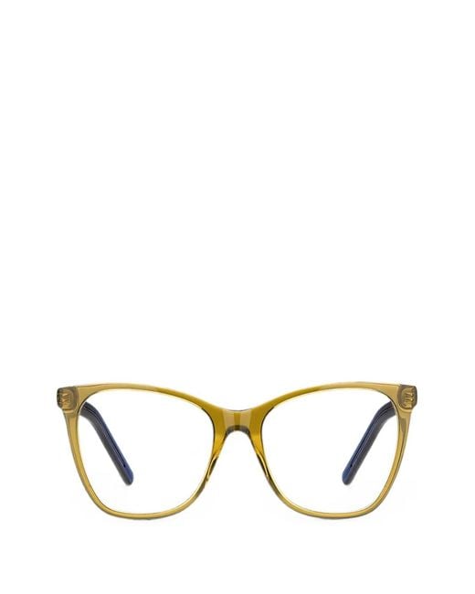 Marc Jacobs Metallic Square-Frame Glasses