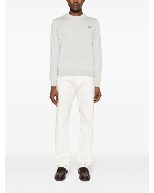 Maison Kitsuné White Sweaters for men