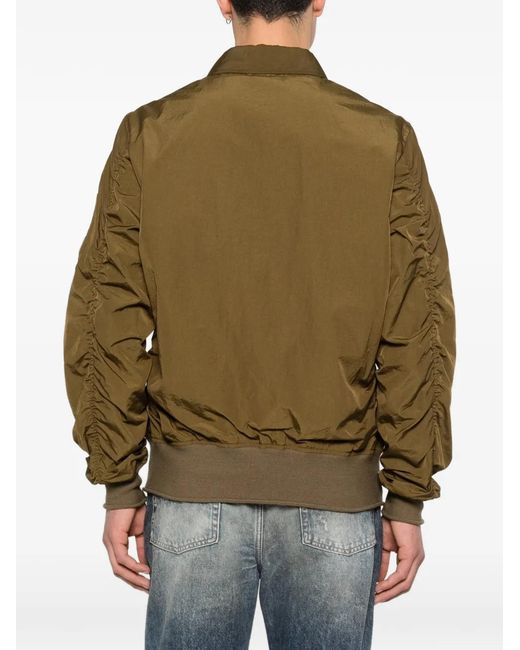 Giorgio Brato Natural Pointed-Collar Bomber Jacket for men