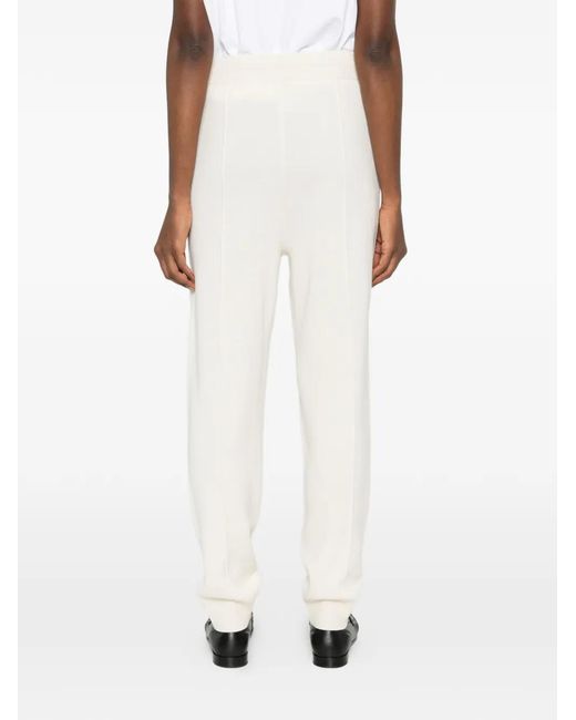 Totême  White Drawstring Track Pants