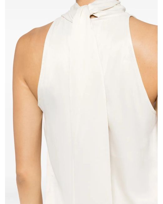 Marques'Almeida Top Met Halternek in het White