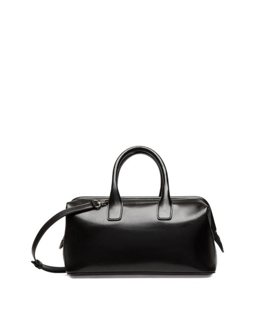 Bally Black Belle Top Handle Leather Bag