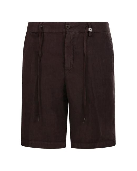 Myths Black Drawstring Shorts for men