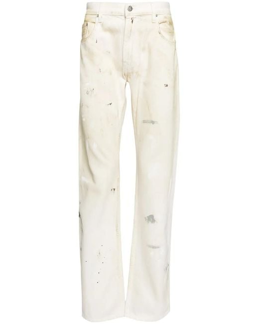 Helmut Lang White Jeans for men