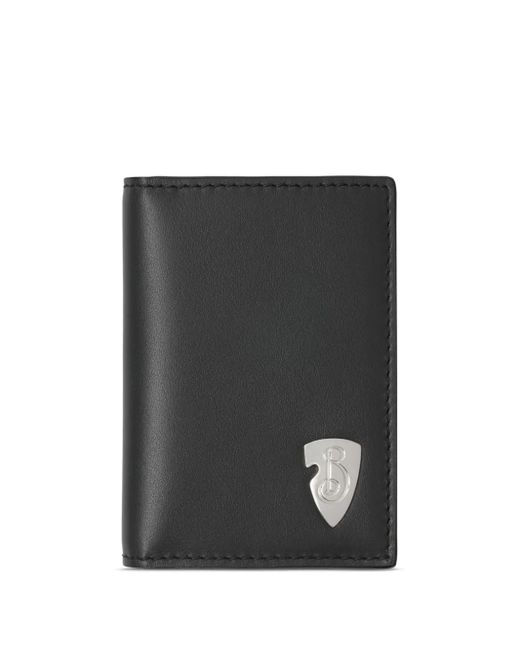 Portacarte Bi-Fold B Shield di Burberry in Black da Uomo